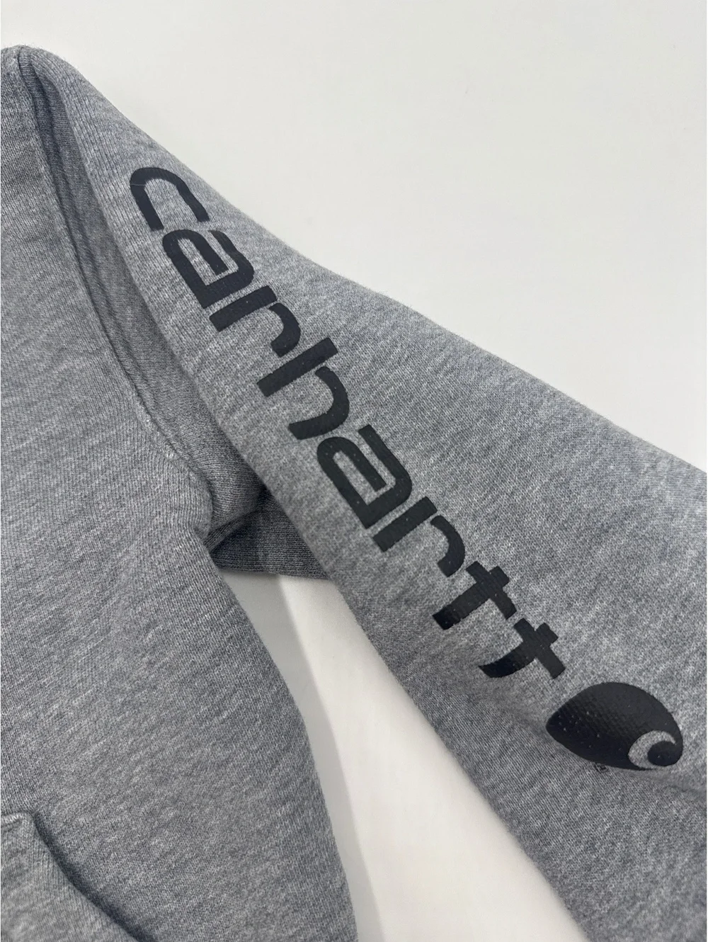 Carhartt Toddler 3T Gray Fleece-Lined Hoodie Sweatshirt